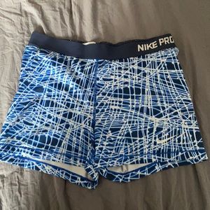 Nike pro compression shorts